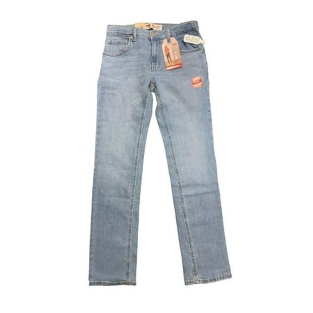 Levi's 511 Slim Fit Jeans Boys 27x29 Blue Stretch Denim Pants NWT